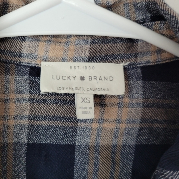 Lucky Brand Plaid Button Down - Picture 3 of 3